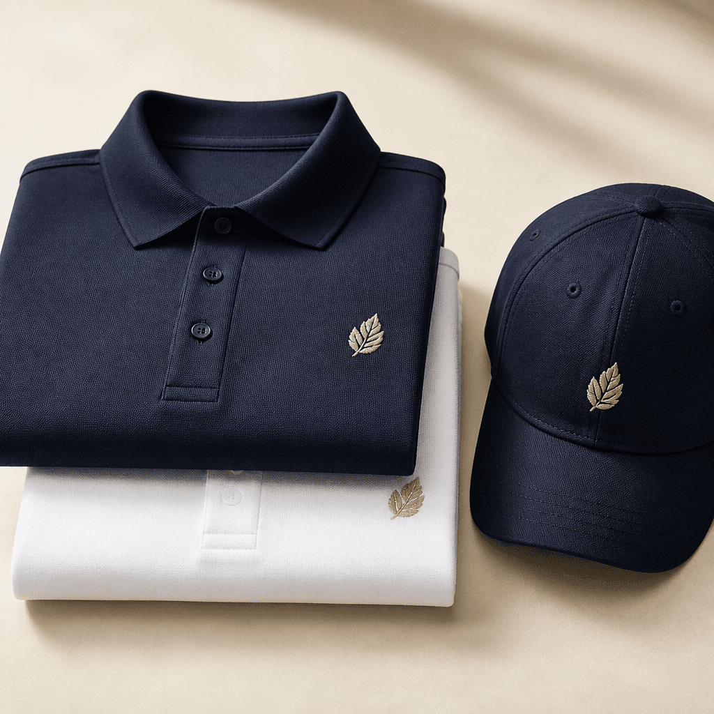 Polos e bonés personalizados